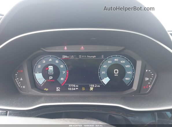 WA1EECF37R1179262 2024 AUDI Q3 Gray Widok tylnych siedzeń