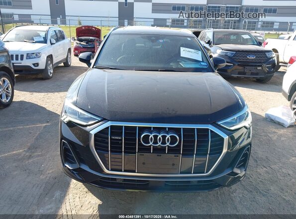 WA1EECF38N1021085 2022 AUDI Q3 Black Widok zestawu wskaźników