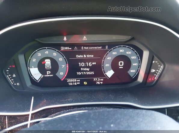 WA1EECF38N1021085 2022 AUDI Q3 Black Widok tylnych siedzeń