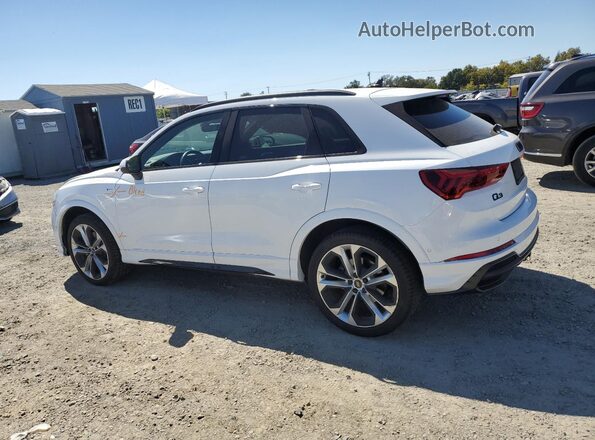WA1EECF3XM1073512 2021 AUDI Q3 White Trasero izquierdo