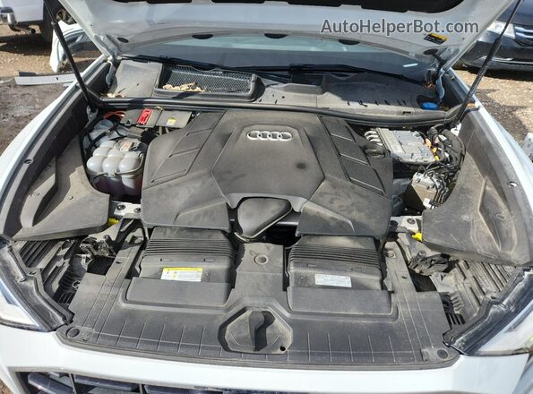 WA1EVAF13MD016361 2021 AUDI Q8 White უკანა სალონის ხედი