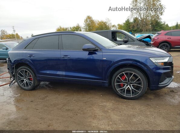 WA1EVAF19MD004232 2021 AUDI Q8 Dark Blue Vista interior trasera