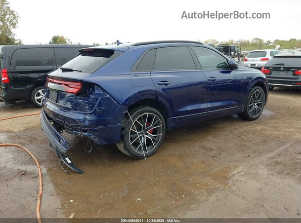 WA1EVAF19MD004232 2021 AUDI Q8 Dark Blue Trasero derecho