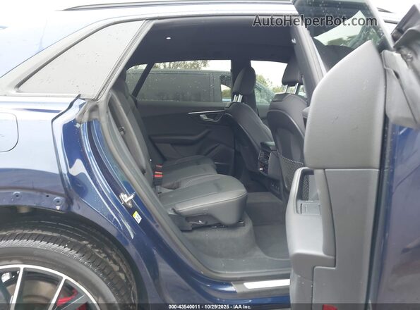 WA1EVAF19MD004232 2021 AUDI Q8 Dark Blue Vista de la etiqueta del VIN
