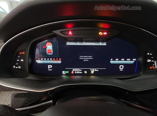 WA1EVBF11ND007844 2022 AUDI Q8 White Widok zestawu wskaźników