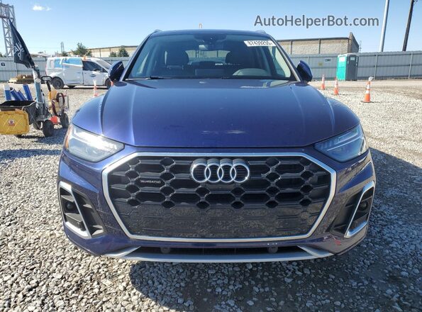 WA1FAAFYXM2054839 2021 AUDI Q5 Синий Вид спереди