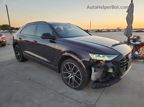 WA1FVAF13LD020347 2020 AUDI Q8 Burgundy Առջևի աջ