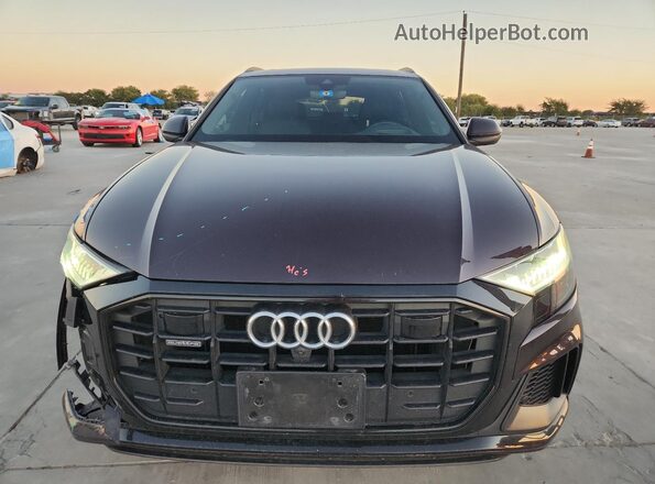 WA1FVAF13LD020347 2020 AUDI Q8 Burgundy Դիմացի տեսք