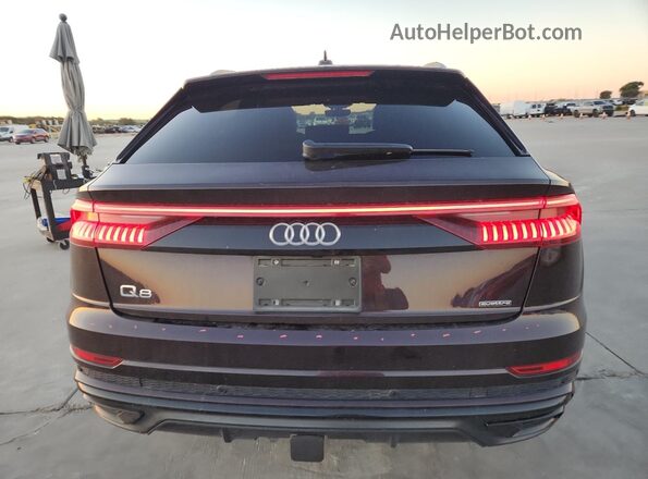 WA1FVAF13LD020347 2020 AUDI Q8 Burgundy Հետևի տեսք