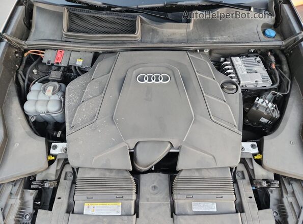 WA1FVAF13LD020347 2020 AUDI Q8 Burgundy Շարժիչի բաժամունքի տեսք