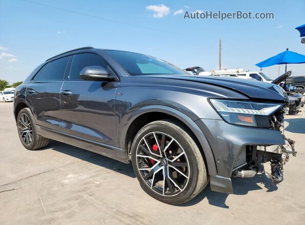 WA1FVAF14KD039567 2019 AUDI Q8 Gray Delantero derecho