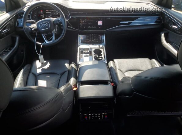 WA1FVAF16MD035748 2021 AUDI Q8 Blue Dashboard view