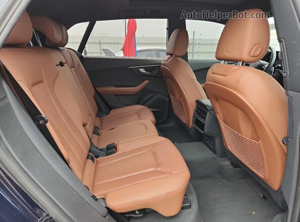 WA1FVBF10PD051745 2023 AUDI Q8 Blue Rear interior view