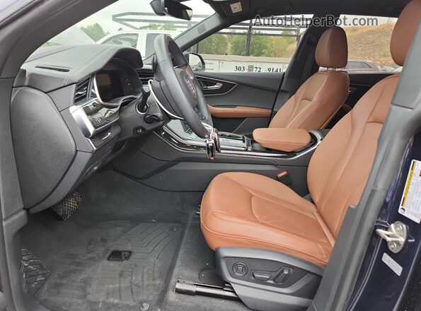 WA1FVBF10PD051745 2023 AUDI Q8 Blue Front interior view