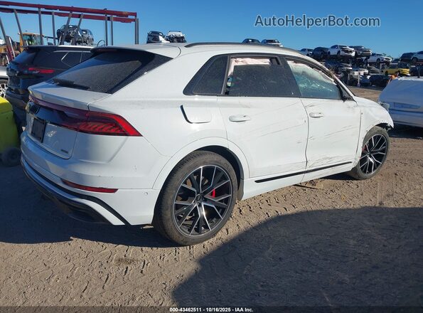 WA1FVBF15ND034257 2022 AUDI Q8 White უკანა მარჯვენა