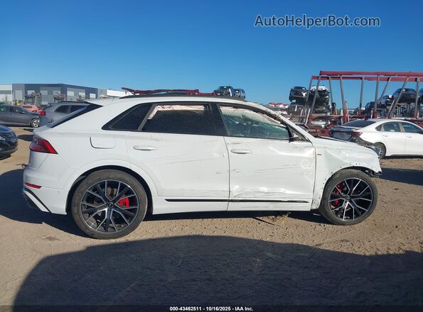WA1FVBF15ND034257 2022 AUDI Q8 White უკანა სალონის ხედი