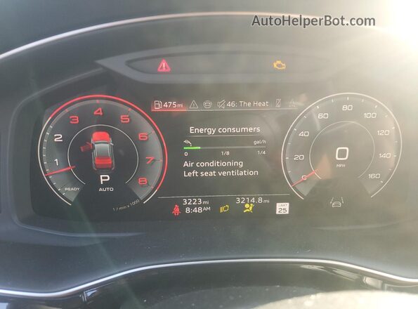 WA1FVBF15SD022265 2025 AUDI Q8 Charcoal Սարքավորումների վահանակի տեսք