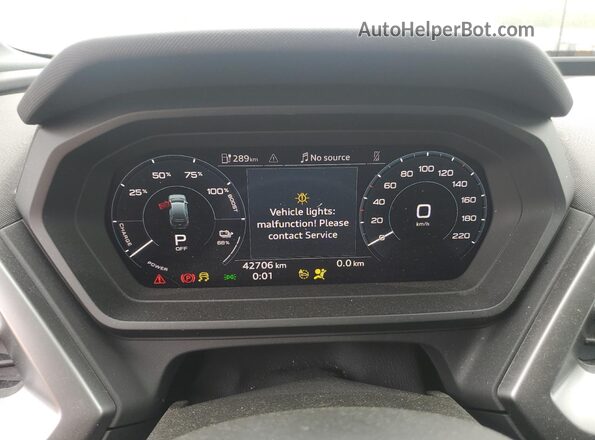 WA1G2AFZ3RP012730 2024 AUDI Q4 White Սարքավորումների վահանակի տեսք