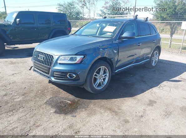 WA1L2AFP0GA089469 2016 AUDI Q5 Blue Front left