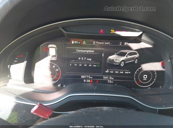WA1LAAF74KD011383 2019 AUDI Q7 Серый Вид задних сидений