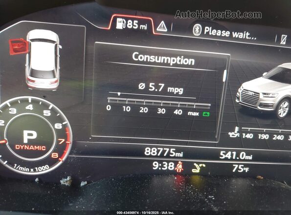 WA1LAAF74KD011383 2019 AUDI Q7 Серый 