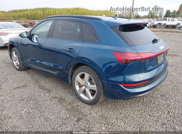 WA1LAAGE2NB009158 2022 AUDI E-TRON Бирюзовый Задняя левая четверть
