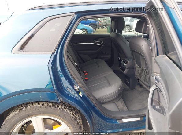 WA1LAAGE2NB009158 2022 AUDI E-TRON Бирюзовый Вид наклейки с VIN-кодом
