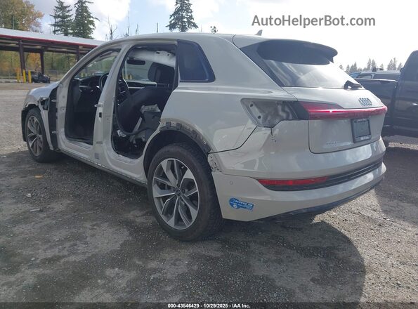 WA1LABGE8MB019763 2021 AUDI E-TRON Cream Rear left