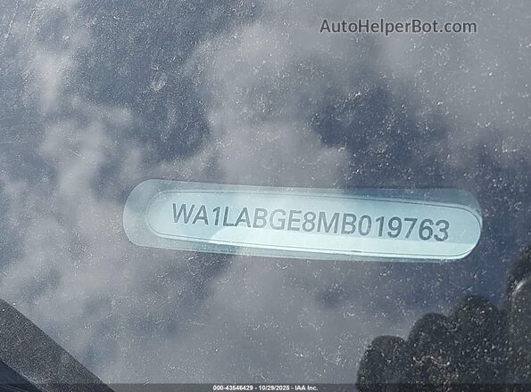 WA1LABGE8MB019763 2021 AUDI E-TRON Cream Engine compartment view