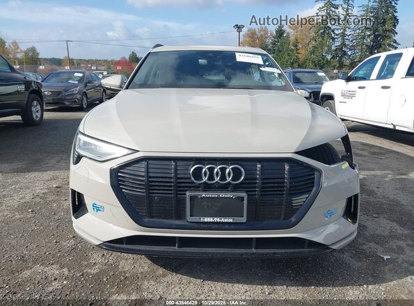 WA1LABGE8MB019763 2021 AUDI E-TRON Cream Rear interior view