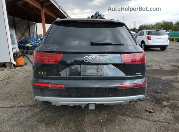 WA1LHAF74HD058918 2017 AUDI Q7 Black უკანა ხედი