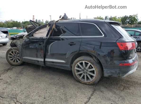WA1LHAF74HD058918 2017 AUDI Q7 Black უკანა მარცხენა
