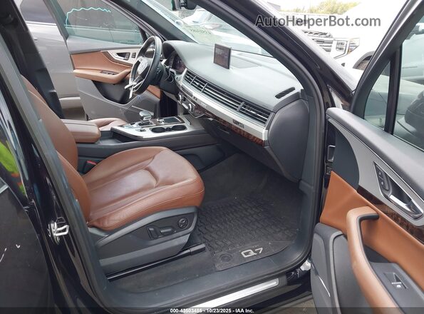 WA1LHAF78KD038551 2019 AUDI Q7 Black Widok wnętrza z przodu