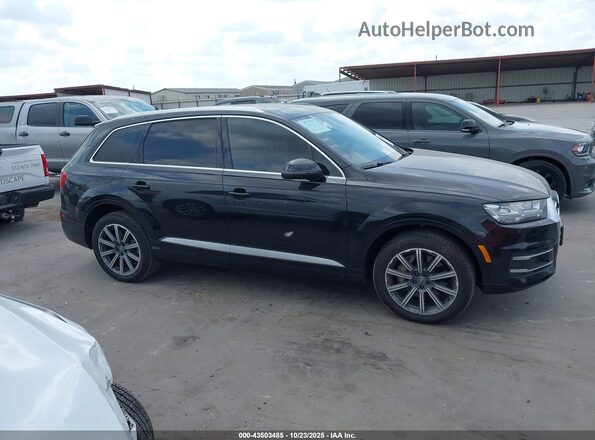 WA1LHAF78KD038551 2019 AUDI Q7 Black Widok wnętrza z tyłu