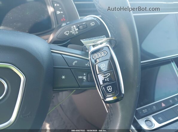 WA1LJAF70MD027972 2021 AUDI Q7 Blue Առջևի վահանակի տեսք