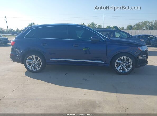 WA1LJAF70MD027972 2021 AUDI Q7 Blue Սալոնի հետևի տեսք