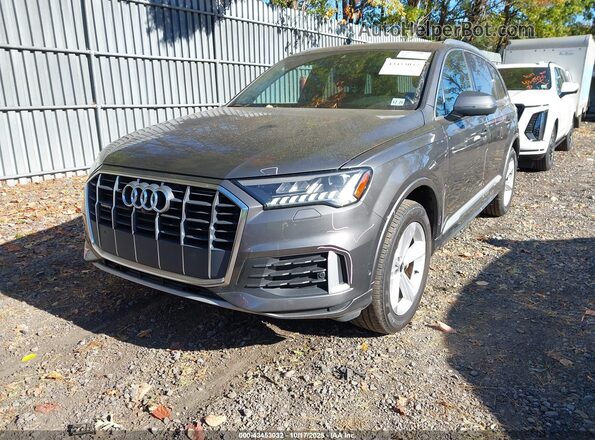 WA1LJAF72MD013717 2021 AUDI Q7 Gray Front left