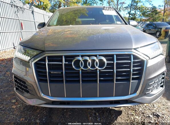 WA1LJAF72MD013717 2021 AUDI Q7 Gray Instrument cluster view