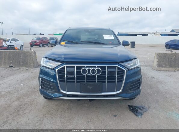WA1LJAF79MD013147 2021 AUDI Q7 Blue Vista del cuadro de instrumentos