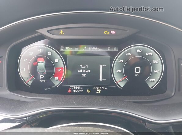 WA1LJAF79MD013147 2021 AUDI Q7 Blue Vista de los asientos traseros