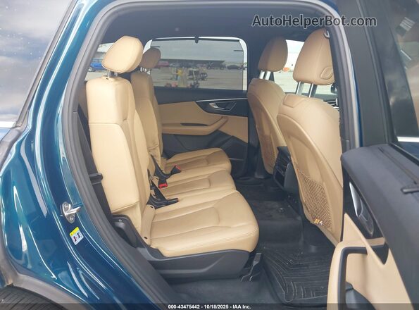 WA1LJAF79MD013147 2021 AUDI Q7 Blue Vista de la etiqueta del VIN