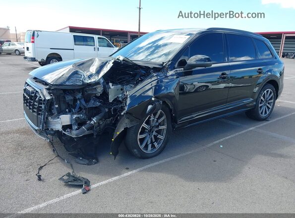 WA1LJBF75ND006252 2022 AUDI Q7 Black Առջևի ձախ երեք քառորդ տեսարան