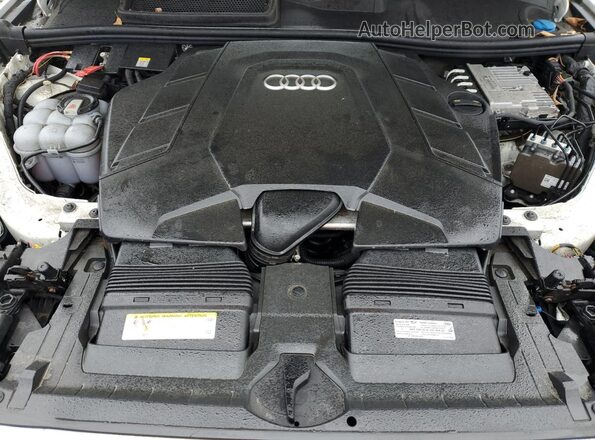 WA1LXAF72LD004321 2020 AUDI Q7 White Vista del compartimento del motor