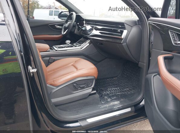 WA1LXAF72MD034534 2021 AUDI Q7 Black წინა სალონის ხედი