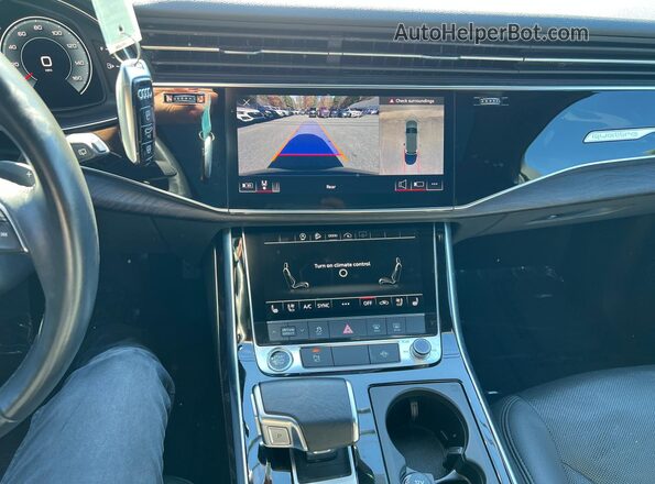 WA1LXAF73MD027155 2021 AUDI Q7 Black უკანა სავარძლების ხედი