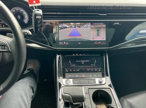 WA1LXAF76MD030700 2021 AUDI Q7 Black Widok tylnych siedzeń