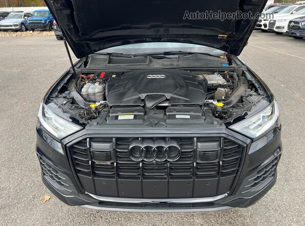 WA1LXAF76MD030700 2021 AUDI Q7 Black Widok deski rozdzielczej