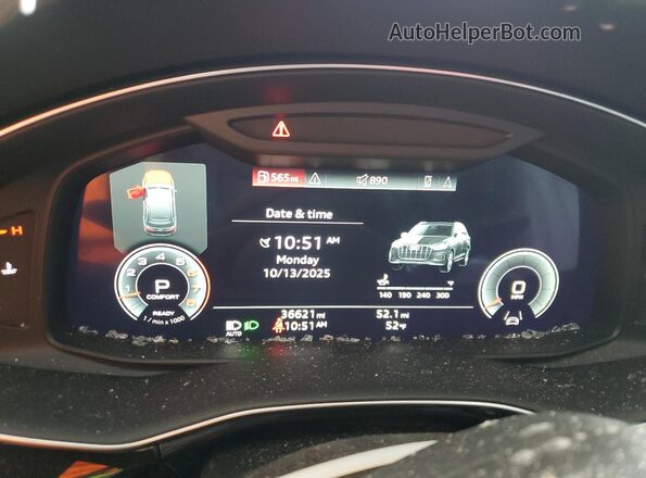 WA1LXBF71ND004948 2022 AUDI Q7 Gray Սարքավորումների վահանակի տեսք