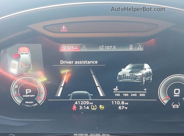 WA1LXBF76ND006436 2022 AUDI Q7 Silver Вид задніх сидінь