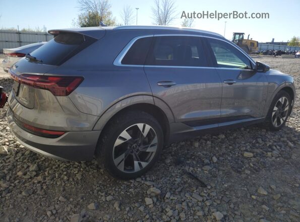 WA1VAAGE6MB018114 2021 AUDI E-TRON Серый Задняя правая четверть